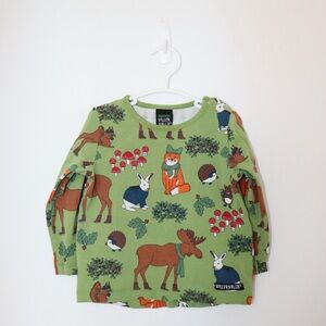 Viller Valla organic cotton whimsical forest top